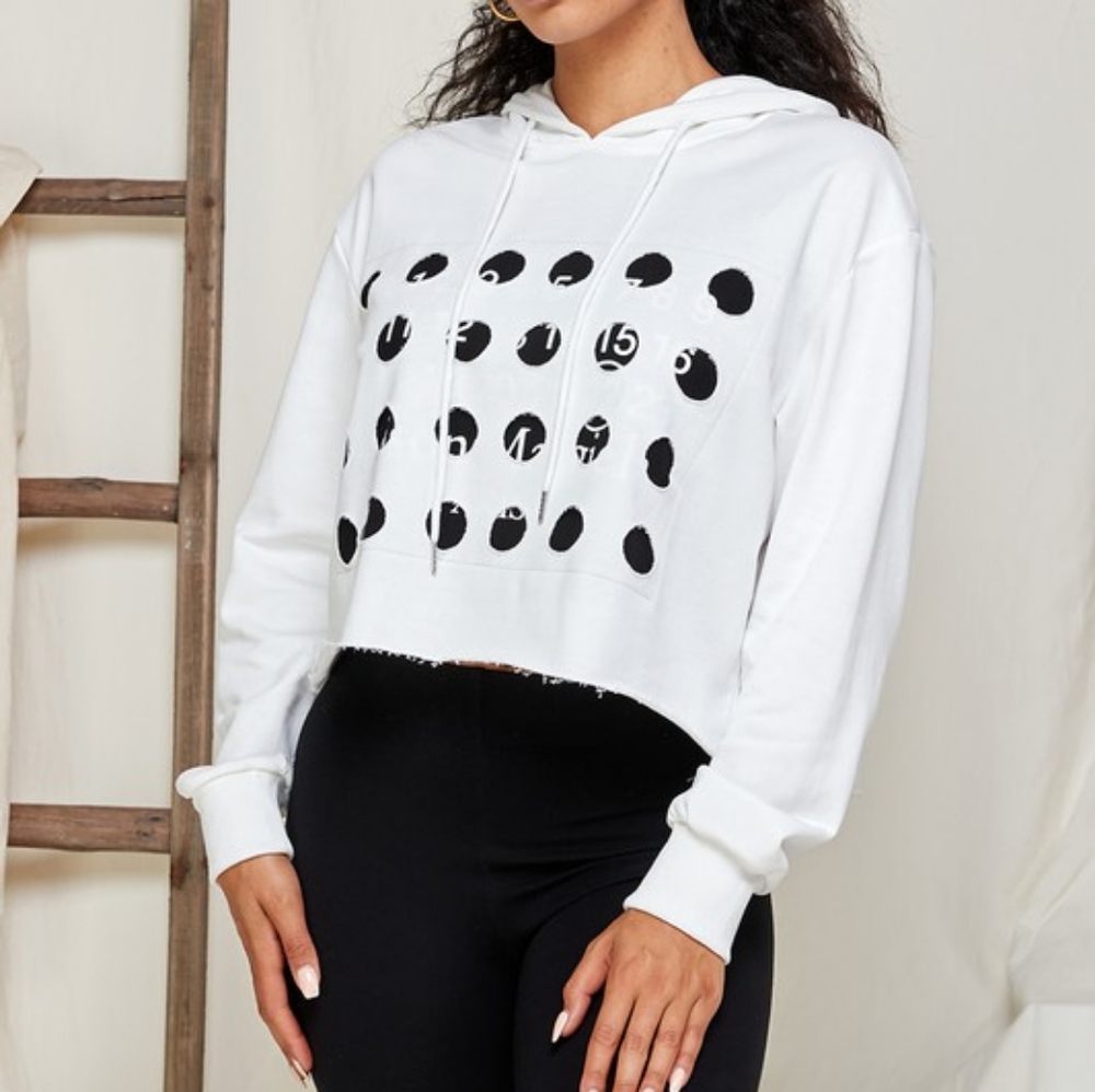 Double Layer Cut Out Hoodie